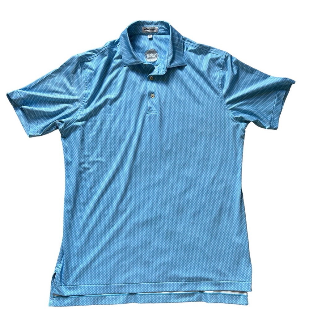 Peter Millar Light Blue Polo Shirt